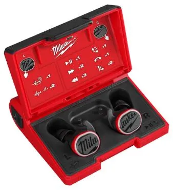 Milwaukee Gehörschutz m/Bluetooth L4 RLEPB-301 - Wiederaufladbar