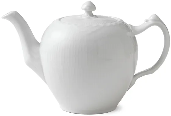 Royal Copenhagen Hvid Halvblonde Teekanne mit Deckel - 100 cl