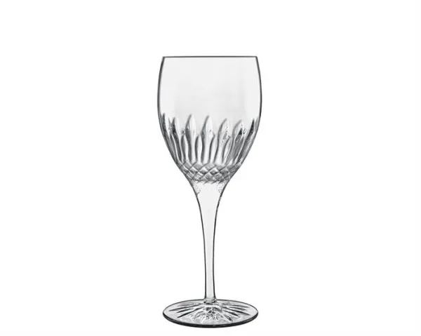 Luigi Bomioli Diamant Weißweinglas 38 cl. 4 Stk.